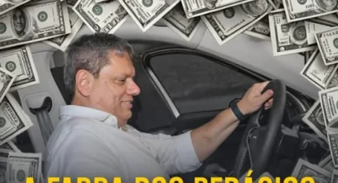 Caça-níqueis sobre rodas: como Tarcísio de Freitas multiplica pedágios e ignora a população